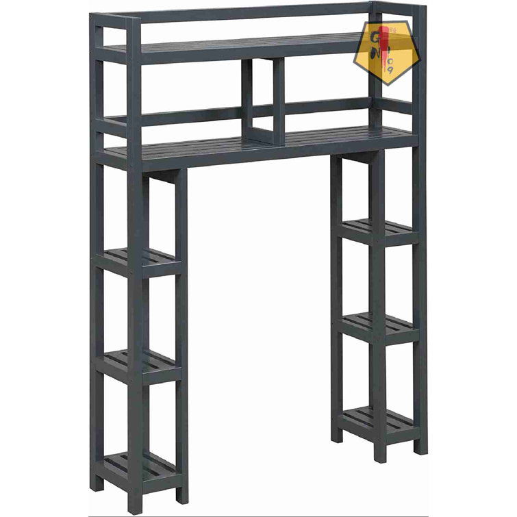 Latitude Run® Kristyanna Solid Wood Freestanding OverTheToilet